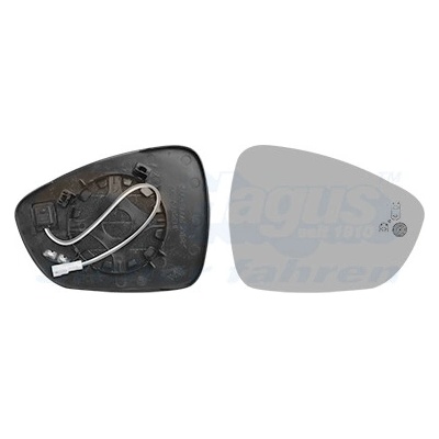 Sklo zrkadla, vonkajšie zrkadlo VAN WEZEL 4082836