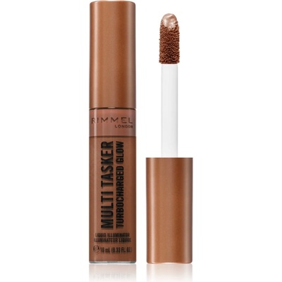 Rimmel Multi-Tasker Turbocharged Glow течен хайлайтър цвят 009 Bougie Girl 10ml