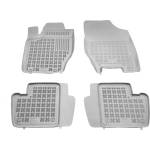Rezaw-Plast Гумени стелки за citroen c4 i / ii (2004-2018) / peugeot 307 (2001-2008) - тип леген с пожарогасител - сиви (201206s)
