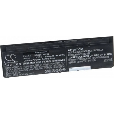VHBW Батерия за Dell Latitude E7240 / E7250, 7.4 V, 6000 mAh (888202097)