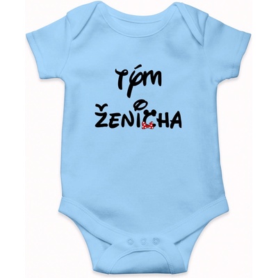 Personal Dětské body Tým Ženicha Modrá