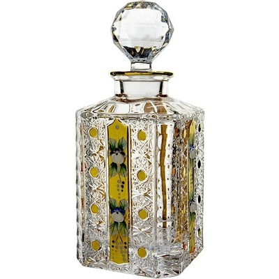 Bohemia Crystal broušená křišťálová karafa na whisky 800ml – Zboží Dáma