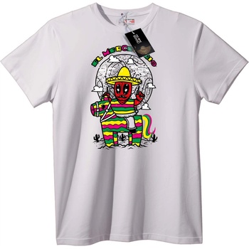 NOONEBRAND Тениска Празнична Piñata - 5XL, White