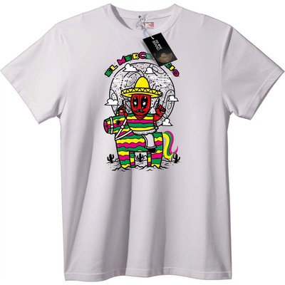 NOONEBRAND Тениска Празнична Piñata - 5XL, White