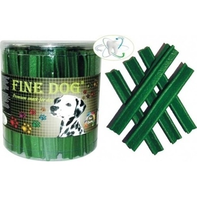 Fine Dog Jerky krížové chlorofylové 12,5 cm/50 ks