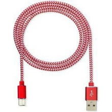 Cube1 LM05-1122C-RED/2M USB > USB-C, 2m, červený