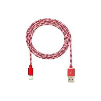 Cube1 LM05-1122C-RED/2M USB > USB-C, 2m, červený