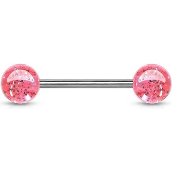 Šperky4U piercing do jazyka akrylát PJ01148-P