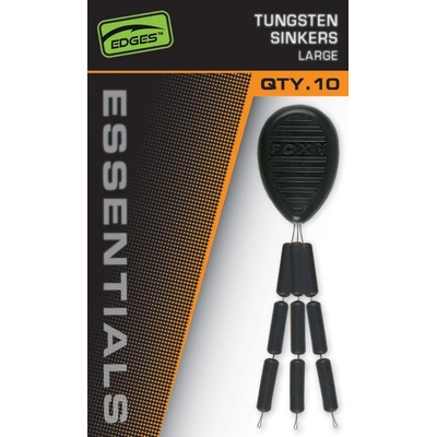 Fox Zarážky Edges Essentials Tungsten Sinkers Large 10 ks