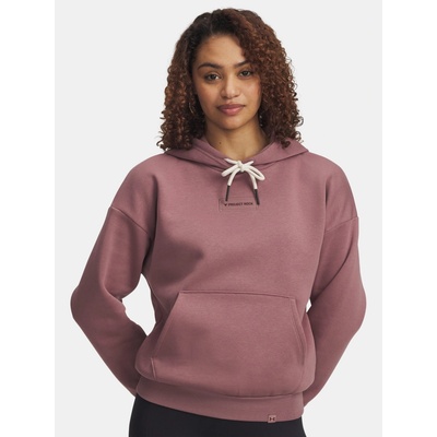 Under Armour Pjt Rck Icon Hoodie-MRN Červená