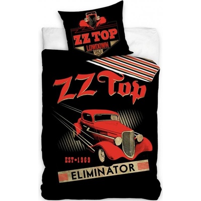 Carbotex bavlna obliečky ZZ Top motív Eliminator bavlna renforcé 70x90 140x200