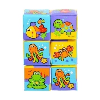 Playgro mäkké penové kocky