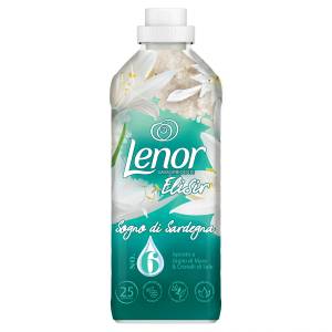 Lenor Elixir Омекотител концентрат с аромат морска лилия и солни кристали, 525мл, 25 пранета