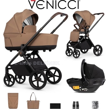 Venicci Claro + autosedačka venicci engo 2024 Caramel