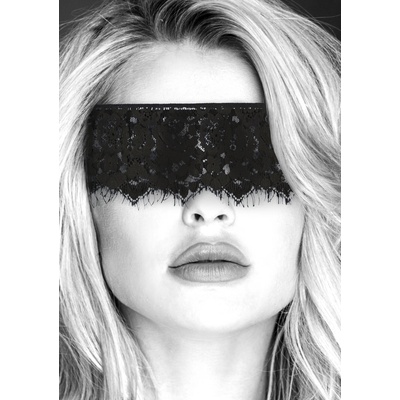 Ouch! Lace Mask With Elastic Straps Black