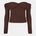 I Saw It First Фланелка с дълъг ръкав I Saw It First Bardot Detail Long Sleeve Top - Brown