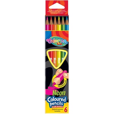 Patio Colorino 6ks Neon trojhranné 298779