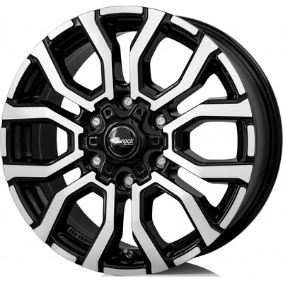 BROCK RC35 7,5x17 6x139,7 ET55 black polished