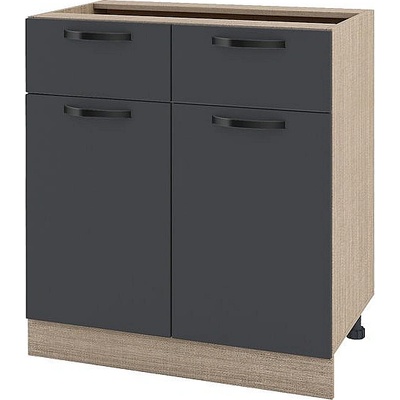 ИРИМ Долен кухненски шкаф Сити МФ-Карбон мат-11-26 80 см