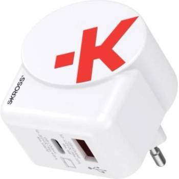 SKROSS Адаптер-зарядно SKROSS Euro USB Charger AC65PD, USB-A, USB-C (1.302425)