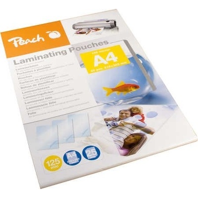 Peach Laminovací fólie A4, 125mic, lesklé, 25ks PPR525-02