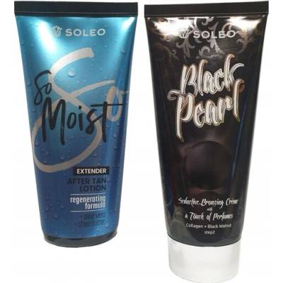 Soleo BLACK PEARL SILNÝ BRONZER NA opalováni balzám po opalování 150 ml