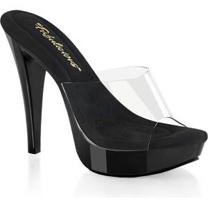 Pleaser USA Pleaser Cocktail-501 Clr/Blk 38