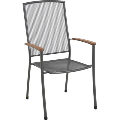 MWH Masao stohovatelná židle z tahokovu 66,5 x 57,5 x 101 cm