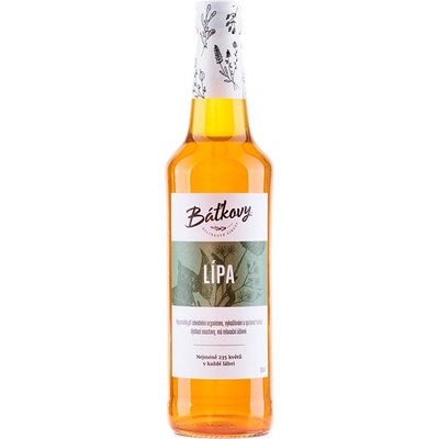 Báťkove sirupy Lipový sirup 0,5 l