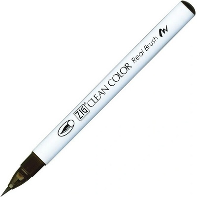 Akvarelová fixa KURETAKE ZIG Clean Color Real Brush, Deep Brown (068)