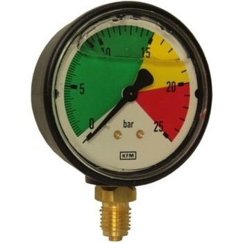 Manometer postrekovača 0-25bar M12x1,5 S glycerínom