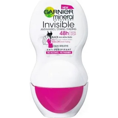 Garnier Mineral Invisible Black White Colors roll-on 50 ml