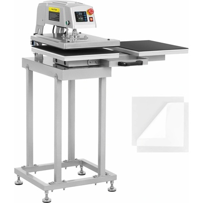 MSW Pneumatický termotransferový lis - dvojitý - 40 x 50 cm - s podstavcem MSW-CA-0001D – Zboží Živě
