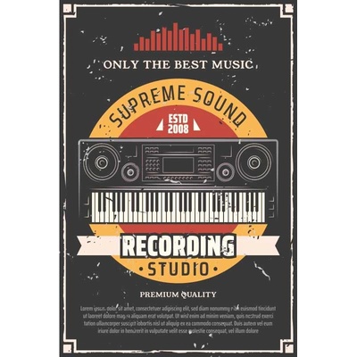 Ceduľa Supreme Sound Recording Studio