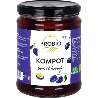 PRO-BIO Kompot švestkový BIO 510 g
