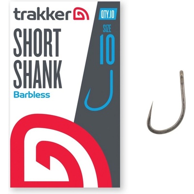 Trakker Short Shank Hooks Barbless vel.10 10 ks