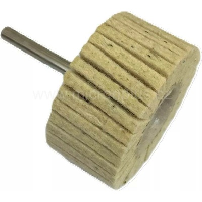 Lamelový kot. stopka Filc bílý, tuhý 60x30-6