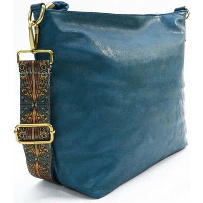 Dámská jednoduchá crossbody kabelka Amaya Modrá