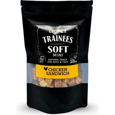 LYOPET Trainees Snack Soft Mini Chicken Sandwich 100 g