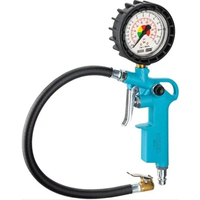HAZET 9041-1 Měřič tlaku v pneumatikách 0 ÷ 12 bar, ±0,3 bar, hadice 400 mm