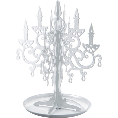 Yamazaki stojan na šperky Chandelier 6494 biely