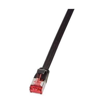 LogiLink Flachpatchkabel 2xRJ45 U/FTP Cat6A 15.0m schwarz (CF2103S) (CF2103S)