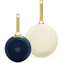 GreenPan PADOVA sada 2 nepřilnavých keramických pánví 20 + 26 cm, oxford modrá CC008492-001