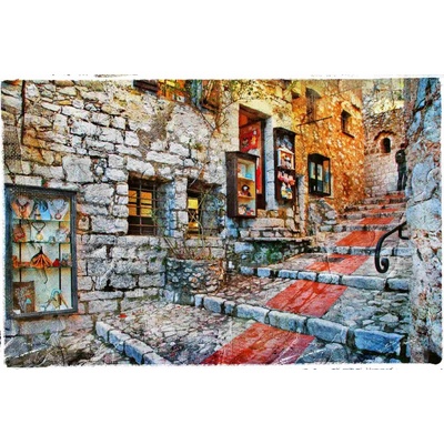 Dimex MS-5-0700 Vliesová fototapeta Francouzská vesnice rozměry 375 x 250 cm