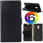 Alcatel 5 Magnetic Wallet Кожен Калъф и Скрийн Протектор