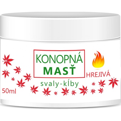 GaiaHemp Konopná bylinná masť hrejivá s chilli 50 ml