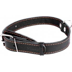COLLAR кожен нашийник за куче черен 38 - 50 см, 25 мм