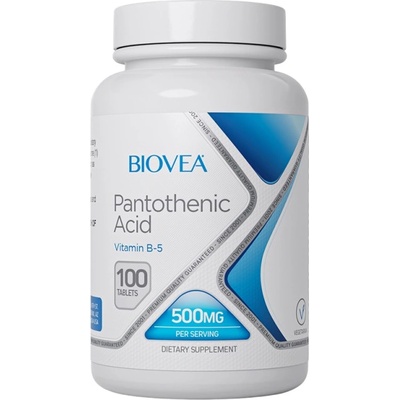 BIOVEA Pantothenic Acid 500 mg [100 капсули]