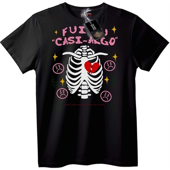 NOONEBRAND Тениска Casi-Algo Разбито сърце - 2XL, White