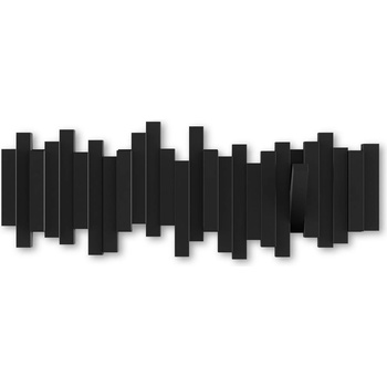 Umbra Черна пластмасова закачалка за стена Sticks - Umbra (318211-040)